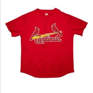 Cardinals Adult Red Embroidered Jersey St. Louis Cards MLB Baseball Saint Louis